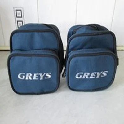 2 X BLUE GREYS REEL CASES IN GREAT CONDITION.