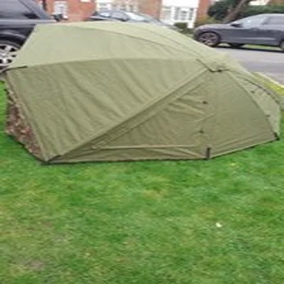Aqua Pioneer 100 Bivvy Skull Cap x Door System Carp Fishing Ground Sheet