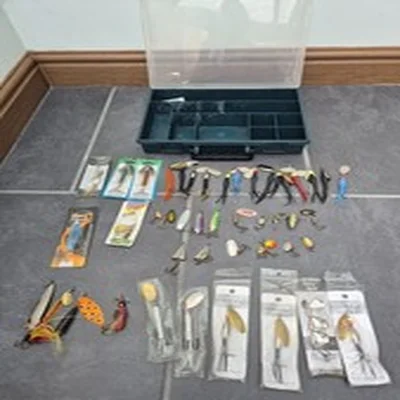 Tackle Box Loaded With Fishing Lures