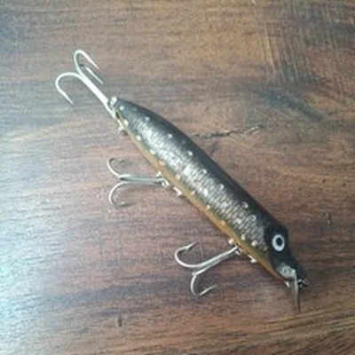 Vintage Sweden Abu Hi-Lo BO Brown/Orange 110mm Fishing Lure