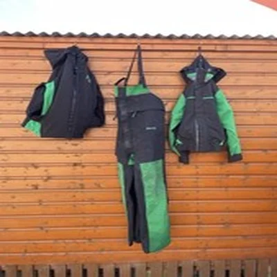 Sensas 3pc Fishing Suit - Bib Brace & 2 Jackets!  Guru Rive Goretex Matrix Daiwa