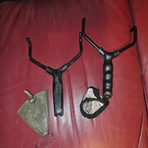 two vintage wopper dropper catapults no elastic