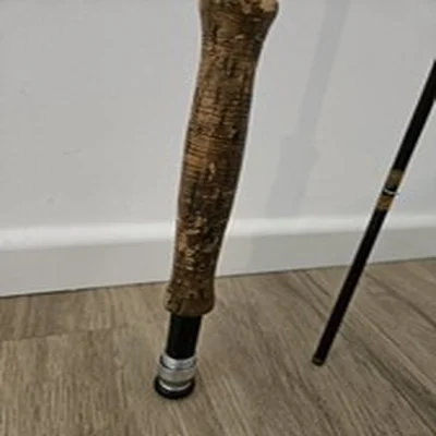 Hardy Jet 8ft 6" #6 Vintage Fiberglass Fly Fishing Rod and Bag