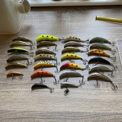 Canadian Wiggler Original Brass Salmon Fishing Lures Triple Pack