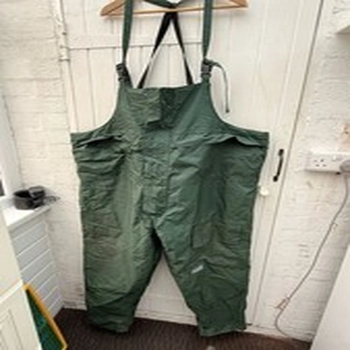 Halkon Hunt Original Waterproof Fishing Bib/Brace Overalls XXL Green Heavy Duty
