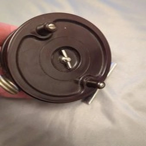 Allcock Aerialite fishing reel.vintage Bakelite