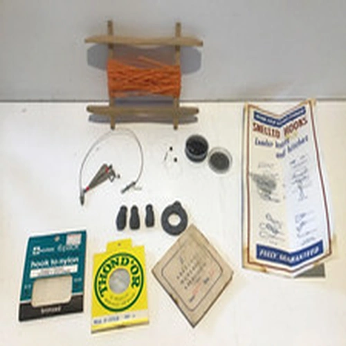Vintage Fishing Bundle - Spinner,Lead Weights, Shot Weights, Anzuelos Hooks etc