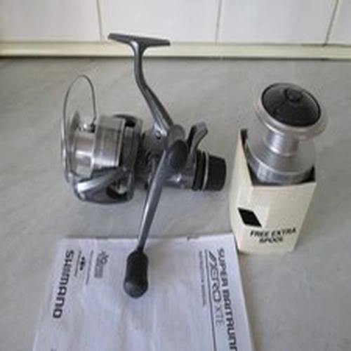 SHIMANO SUPER 10000XTE BAITRUNNER REEL + S/SP00L + BOOKLET IN BRILLIANT CONDTION