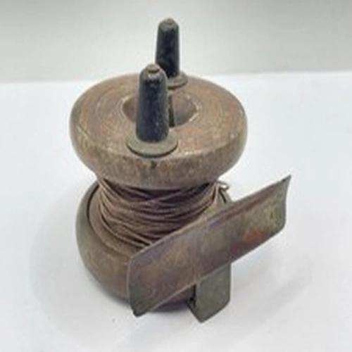 Antique Wooden & Brass Mounted Fishing Reel Not Maker Marked