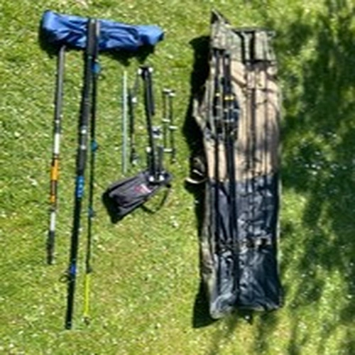Fishing Rods with Camo Bag and Net
