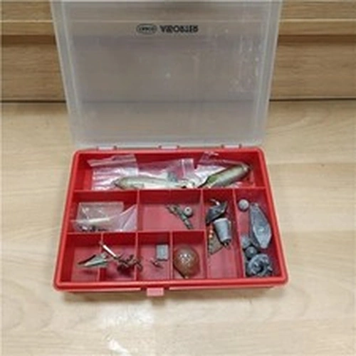 Vintage Raaco Fishing Box With Assortment of Tackle etc