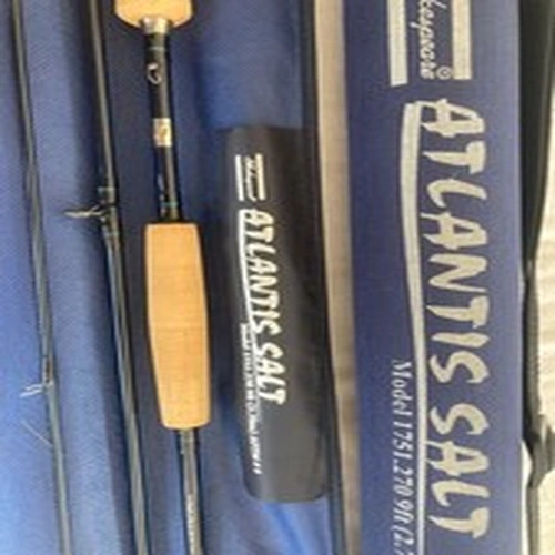 shakespeare fly rod Atlantis salt 9 ft. line#8 fantastic condition
