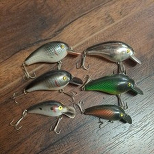 Old School Shakespeare Original Midi S/lil S Pike Fishing Lures Job Lot