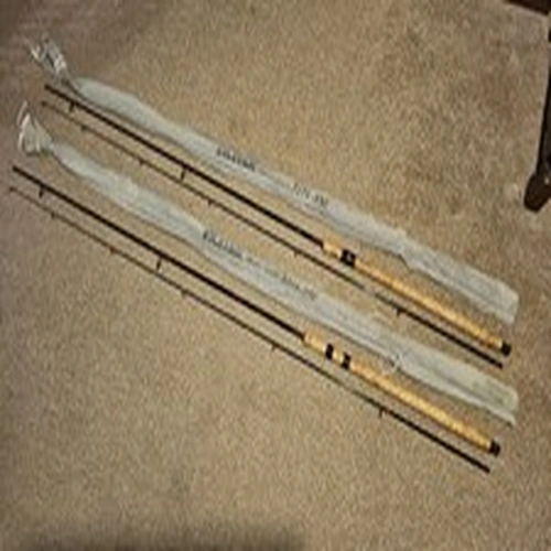 2 x SILSTAR BORON GRAPHITE 2574-330, FISHING RODS & BAGS, SEC 2, ACT C-20, 3.30M