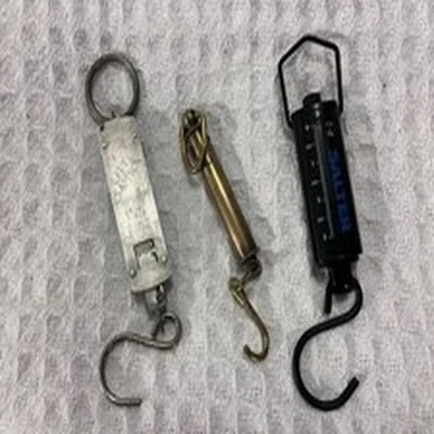 3 x Small Fishing Spring Balance Scales Fish Scales Fishing Tackle