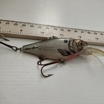 TOP QUALITY,VINTAGE,MANN'S-SHAD MANN(RARE PATTERN)- BASS,PIKE FISHING LURE