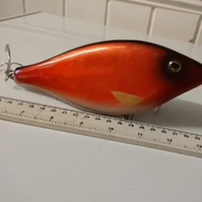 TOP QUALITY,OLD SCHOOL,LARGE(200g),CUSTOM SWIMBAIT,JERKBAIT -PIKE FISHING LURE