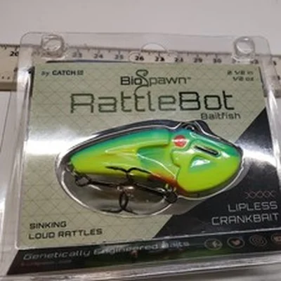 TOP QUALITY,OLD SCHOOL,BIOSPAWN-RATTLEBOT-BASS,SEA,PIKE FISHING LURE