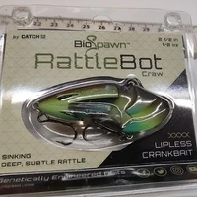 TOP QUALITY,OLD SCHOOL,BIOSPAWN-RATTLEBOT-BASS,SEA,PIKE FISHING LURE