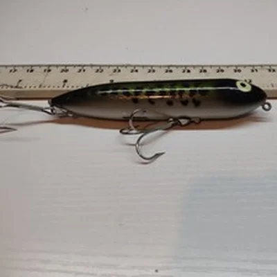 TOP QUALITY ,OLD SCHOOL,HEDDON-ORIGINAL ZARA SPOOK-BASS,SEA, SALMON FISHING LURE