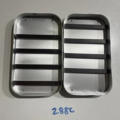 Richard Wheatley Vintage Fly Box With 8 Magnetic Strips Fly Fishing