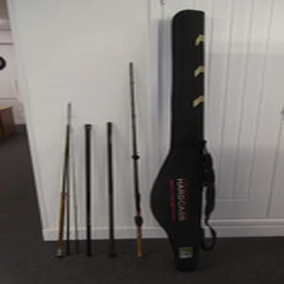 2 x Fresh Fishing Rods & 180cm Preston Innovations Hardcase+ COLLECTION ONLY #W9