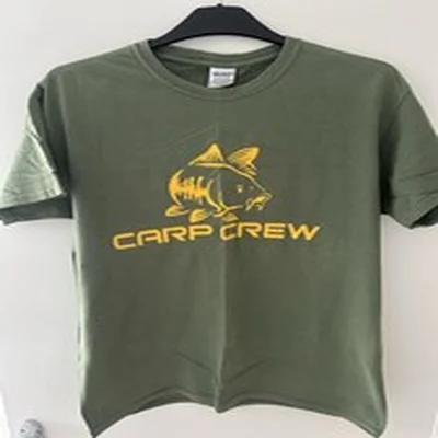 Carp Crew Fishing T Shirt Size Large