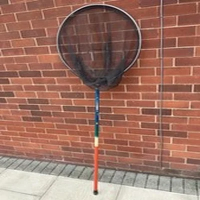 Landing net 60cm diameter with telescopic handle 