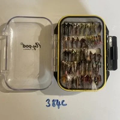 Fly-Pod By Turrall Fly Box With Bead Heads, Dry Flies & Buzzers 150 Flies Total