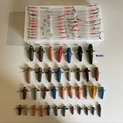 Devon Minnows Mostly Rubber + Metal & Wood Small Medium Devon Minnows 37 Total