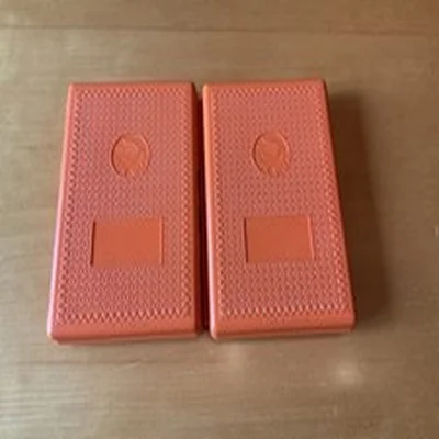 Fox Box for Trout Flies x2 Orange