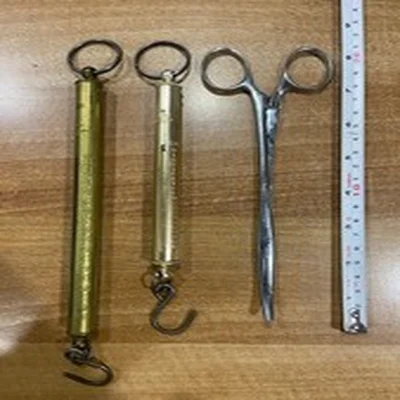 vintage fishing scales