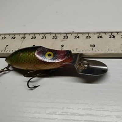 RARE ,VINTAGE,SHAKESPEARE-DEEP DAPPER-PIKE,BASS,TROUT FISHING LURE