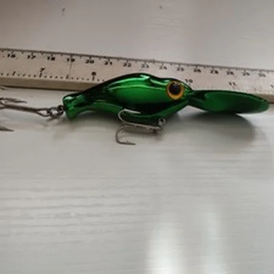 TOP QUALITY,VINTAGE,HAWG BOSS- SUPER TOAD(RARE PATTERN)- BASS,PIKE FISHING LURE