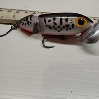 TOP QUALITY,OLD SCHOOL,FRED ARBOGAST-JOINTED JITTERBUG-BASS,TROUT FISHING LURE