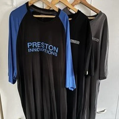 3x Used Preston Innovations Men’s T Fishing Shirts Size 3XL Good Condition