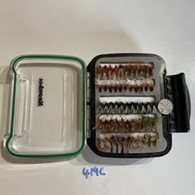 Snowbee Fly Box Mixed Top Water Mid Water Dry Flies 102 Flies Fly Fishing