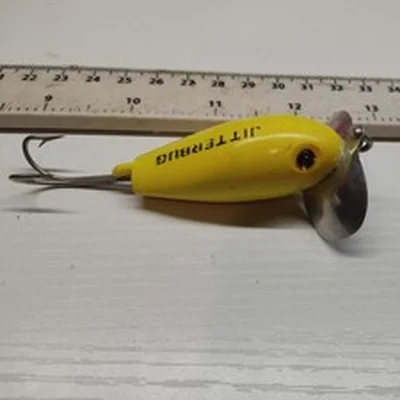 TOP QUALITY,VINTAGE,FRED ARBOGAST-WEEDLESS JITTERBUG-BASS,TROUT FISHING LURE