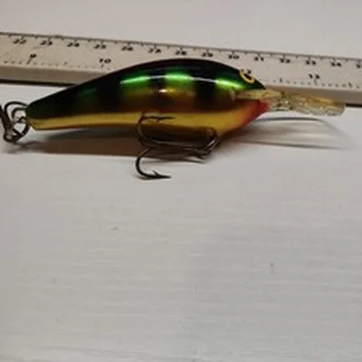 RARE,VINTAGE,RAPALA- FAT RAP FR-7 FINLAND -SALMON,PIKE FISHING LURE