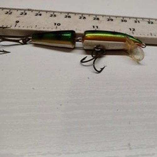 RARE,VINTAGE,RAPALA- JOINTED FLOATING J-7 FINLAND -SALMON,PIKE FISHING LURE
