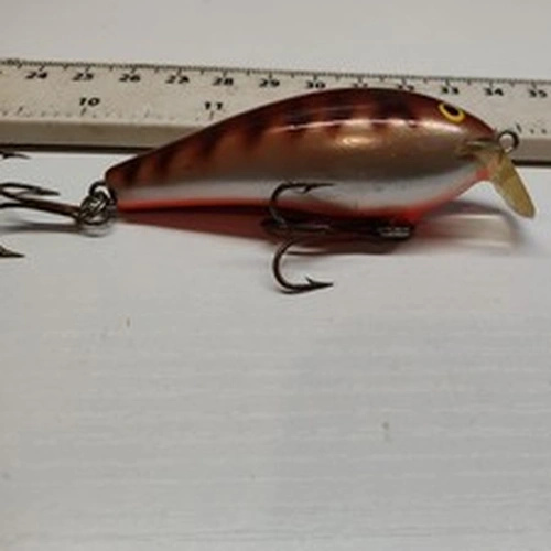RARE,VINTAGE,RAPALA- SHALLOW FAT RAP SFR-7 FINLAND -SALMON,PIKE FISHING LURE
