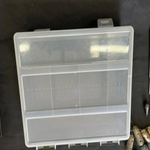 Fishing Tackle Box with Multiple Items