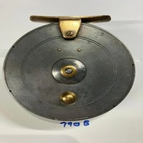 W F Homer Unnamed Flick-Em 4" Narrow Drum & Line Guard Centre Pin Fishing Reel