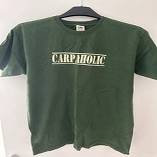 Carpoholic Fishing T Shirt Size Large