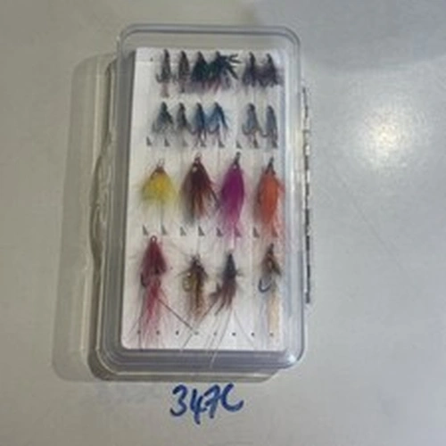 Vision Clear View Fly Box 20 Salmon & Sea Trout Double Flies