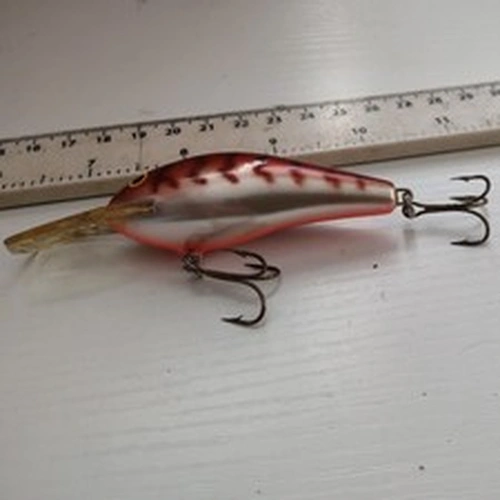 RARE,VINTAGE,RAPALA- FAT RAP FR-7 FINLAND -SALMON,PIKE FISHING LURE