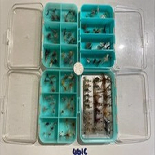 Vintage Bonnand Fly Boxes x4 Top Water Flies & Dry Flies 104 Flies Fly Fishing