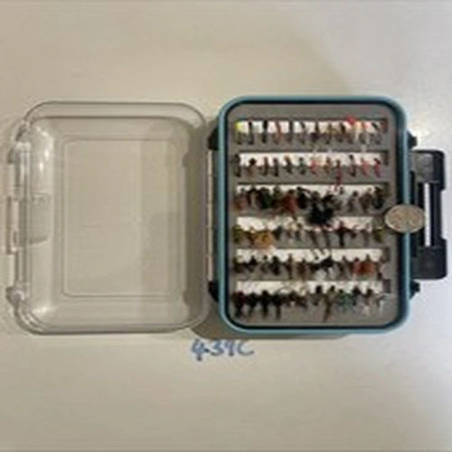 Double Sided Fly Box Mixed Buzzer Bead Head & Nymph Flies 145 Flies Fly Fishing