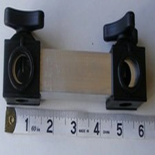 Octoplus Bracket 5". Silver with Black ends. Fishing Accessory. Mel Wilde Produc