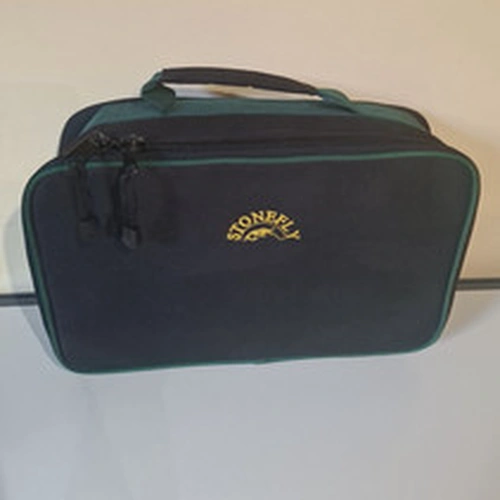 Stonefly Reel Case Medium Size 10 Dividers Zipped With Handle Fly Fishing Bag